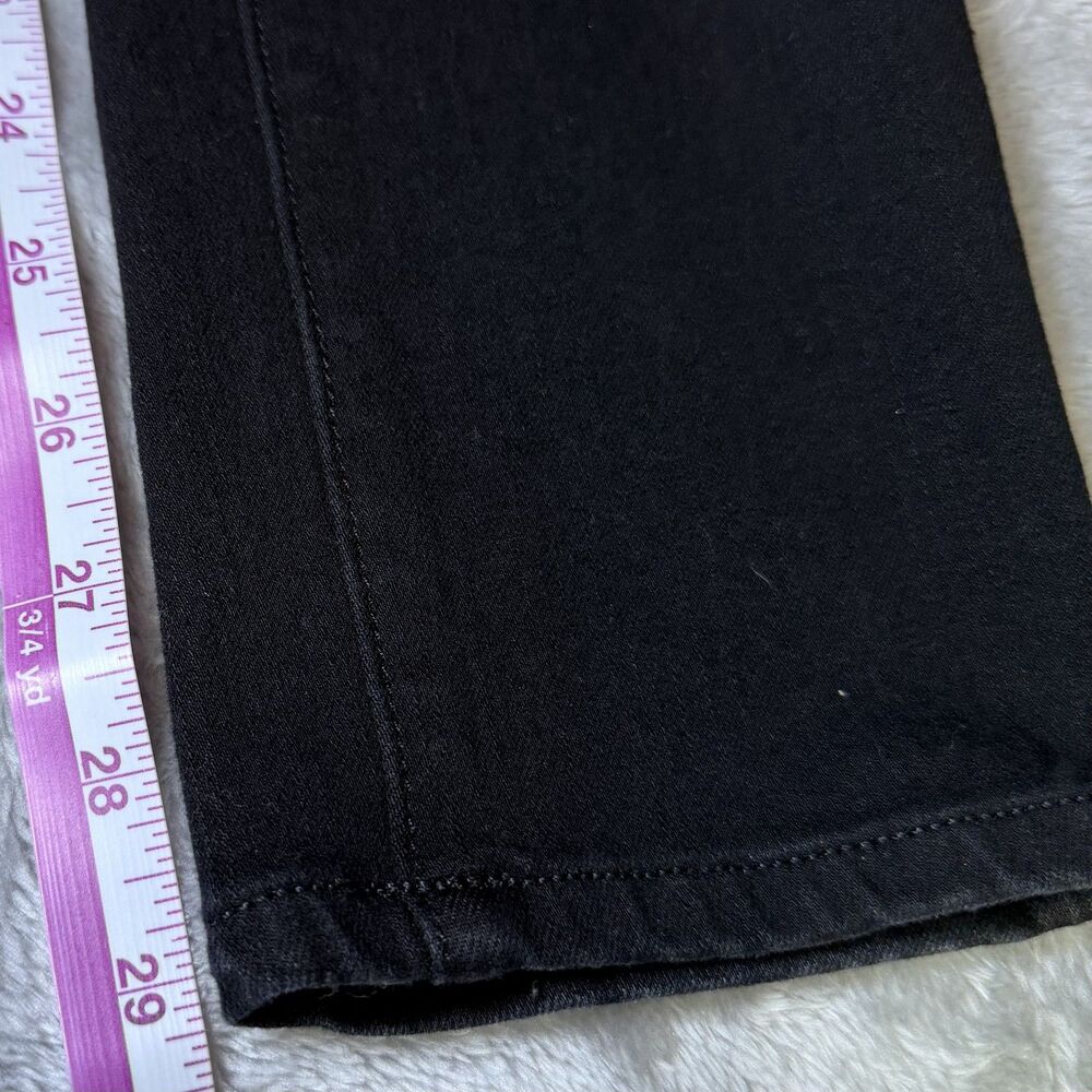 American Eagle Womens Size 12 Long The Dream Jean Black High Rise Jegging Skinny - Picture 9 of 16